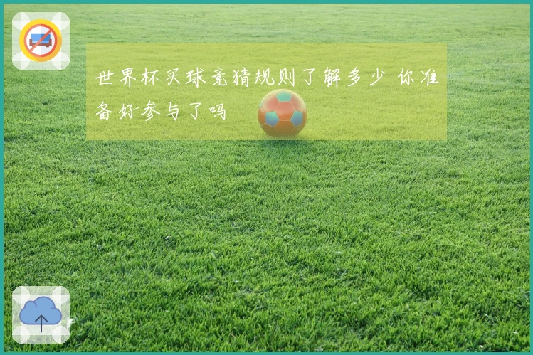 世界杯买球竞猜规则了解多少 你准备好参与了吗